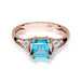 Inel Aur 14K cu Topaz 1.40 ct