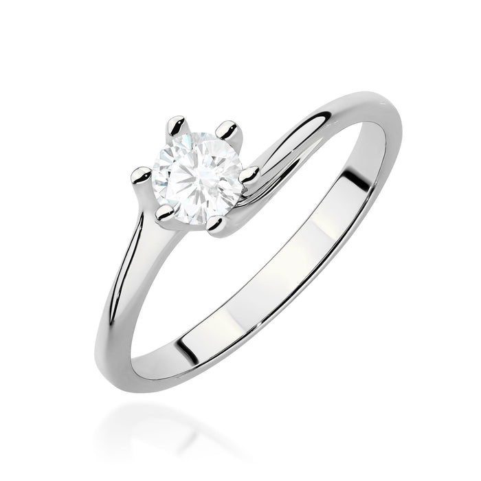 Inel Aur 14K cu Diamant de Laborator 0.50 ct