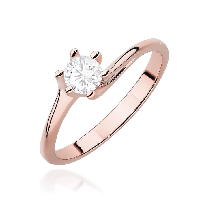 Inel Aur 14K cu Diamant de Laborator 0.50 ct