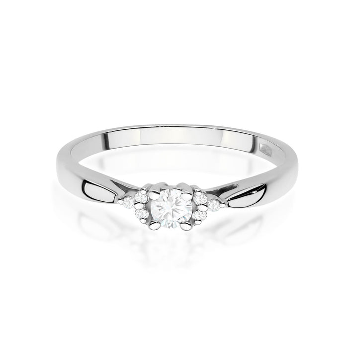 Inel Aur 14K cu Diamante de Laborator 0.13 ct