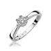 Inel Aur 14K W0429 Diamant Cultivat 0.20ct