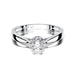 Inel Aur 14K W0429 Diamant Cultivat 0.20ct