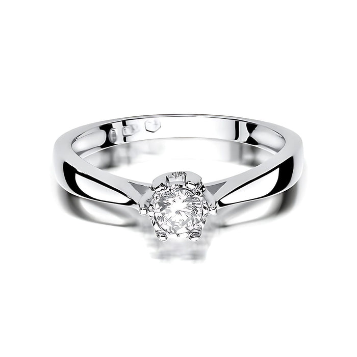 Inel Aur 14K W0429 Diamant Cultivat 0.20ct