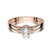 Inel Aur 14K W0429 Diamant Cultivat 0.20ct