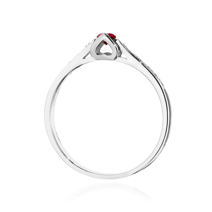 Inel Aur 14K W0435 Rubin 0.15ct