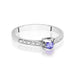 Inel Aur 14K W0435 Tanzanit 0.15ct Diamante 0.05ct