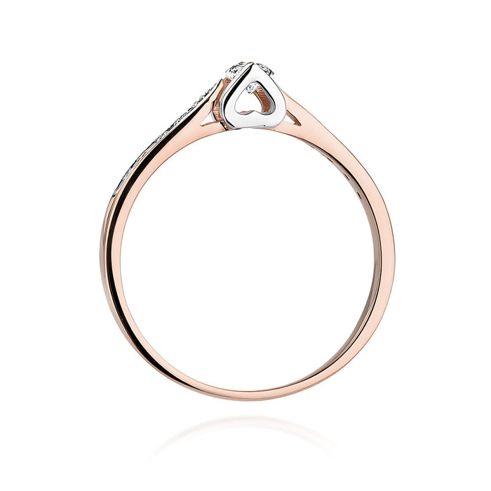 Inel Aur 14K W0435 Diamant Laborator 0.10ct