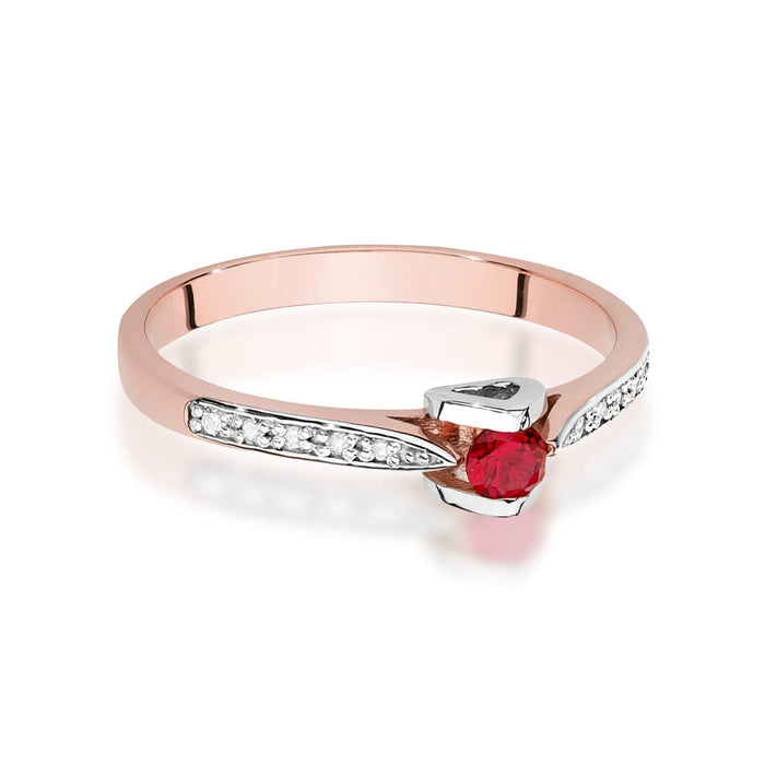 Inel Aur 14K W0435 Rubin 0.15ct