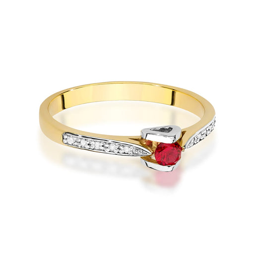 Inel Aur 14K W0435 Rubin 0.15ct