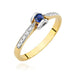 Inel Aur 14K W0435 Safir 0.15ct