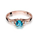 Inel Aur 14K cu Topaz 0.70 ct