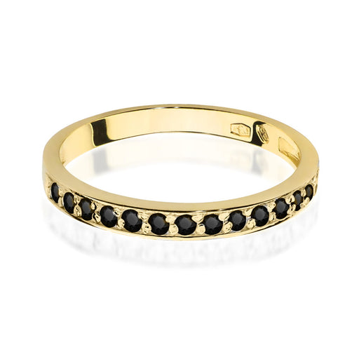 Inel Aur 14K W0446 Diamante Negre 0.20ct