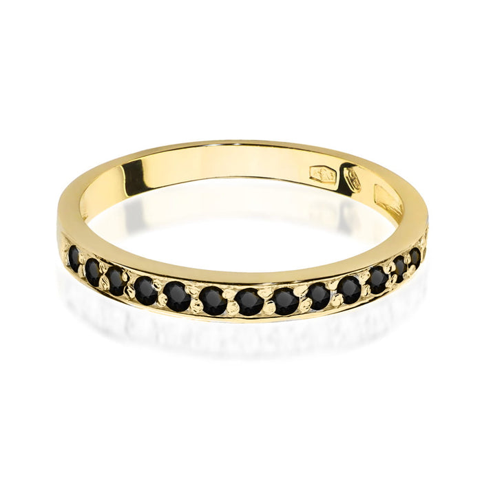 Inel Aur 14K W0446 Diamante Negre 0.20ct