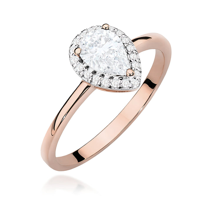 Inel Aur 14K Diamant Cultivat în Laborator 0.65ct