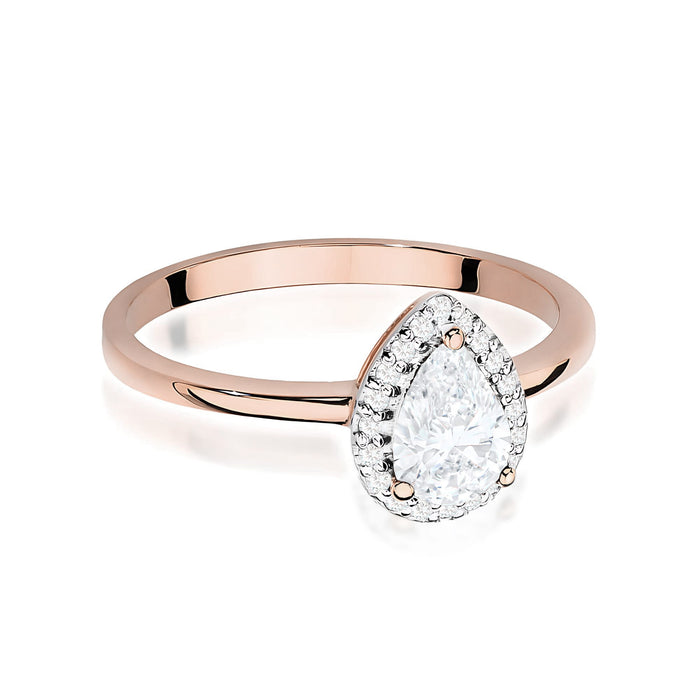 Inel Aur 14K Diamant Cultivat în Laborator 0.65ct