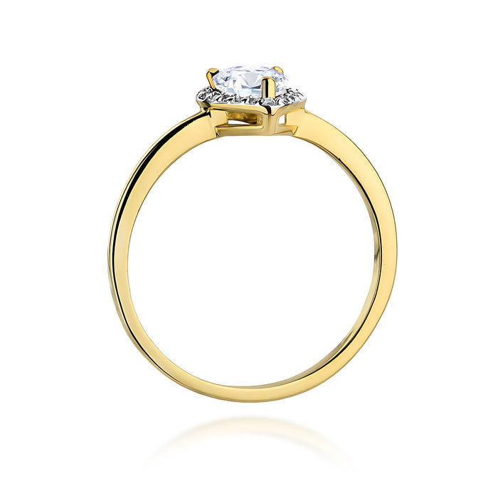 Inel Aur 14K Diamant Cultivat în Laborator 0.65ct