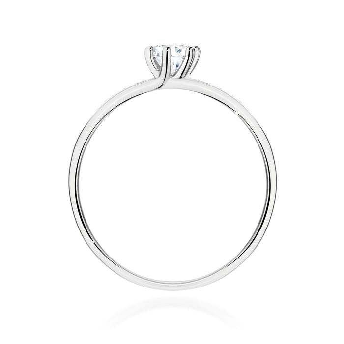 Inel Aur 14K cu Diamante de Laborator 0.37 ct