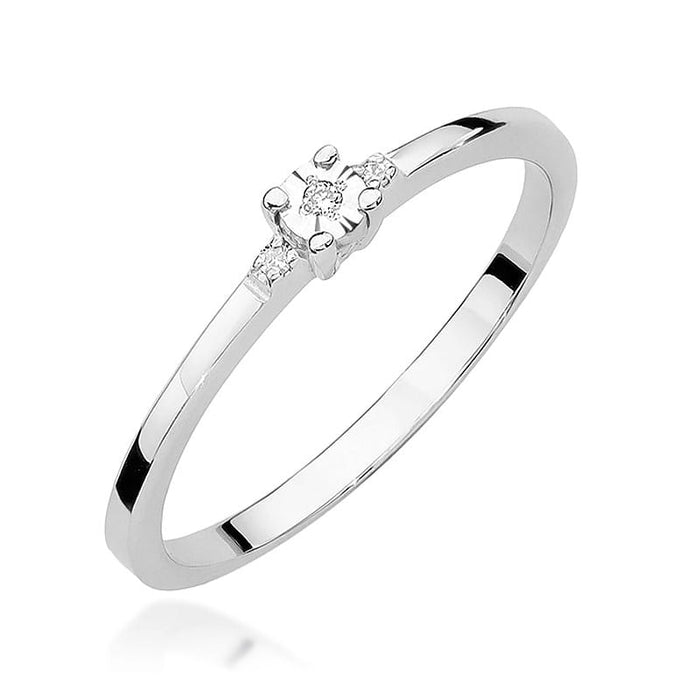 Inel Aur 14K W0464 Diamant 0.02ct