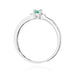 Inel Aur 14K W0464 Smarald 0.15ct