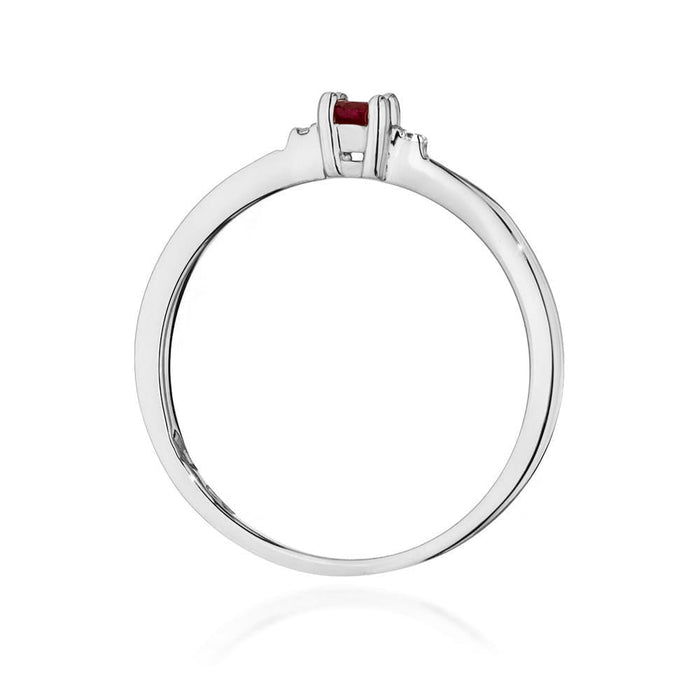 Inel Aur 14K W0464 Rubin 0.15ct