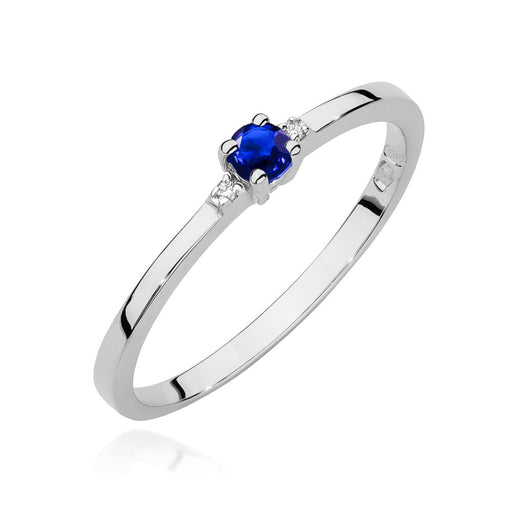 Inel Aur 14K W0464 Safir 0.15ct