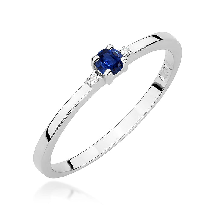 Inel Aur 14K W0464 Safir 0.15ct