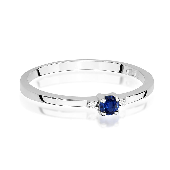 Inel Aur 14K W0464 Safir 0.15ct