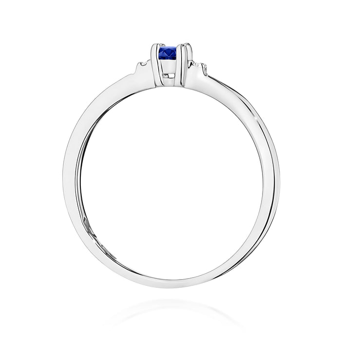 Inel Aur 14K W0464 Safir 0.15ct