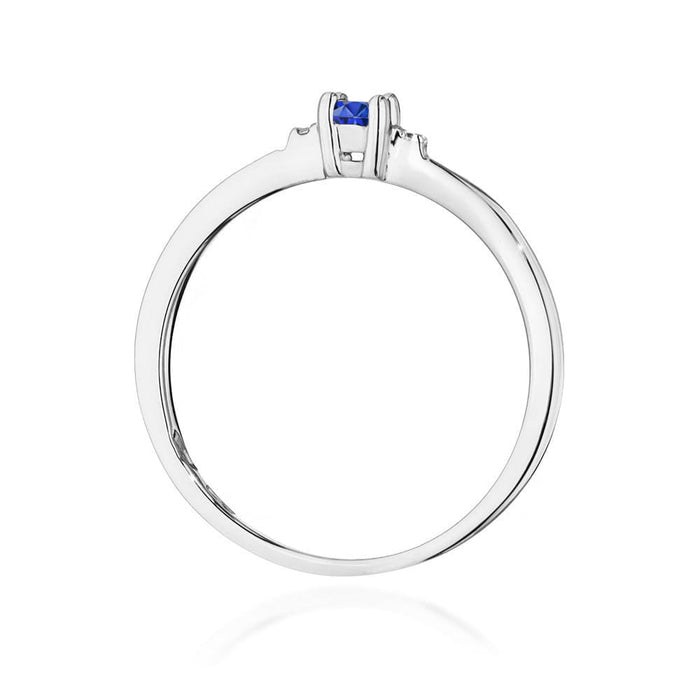 Inel Aur 14K W0464 Safir 0.15ct