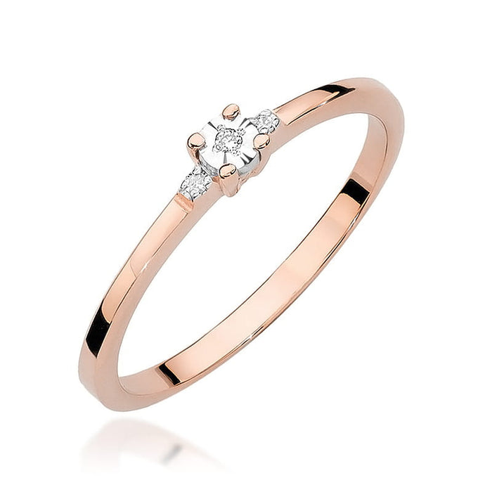 Inel Aur 14K W0464 Diamant 0.02ct
