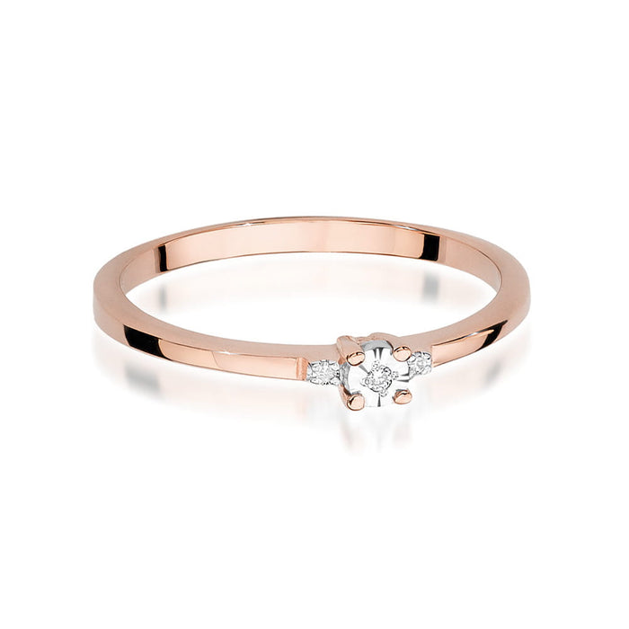 Inel Aur 14K W0464 Diamant 0.02ct