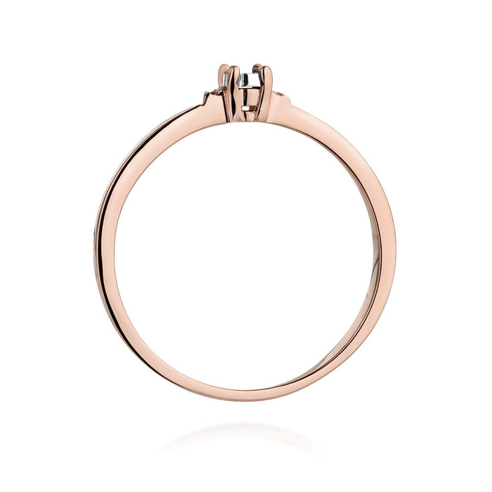 Inel Aur 14K W0464 Diamant 0.02ct