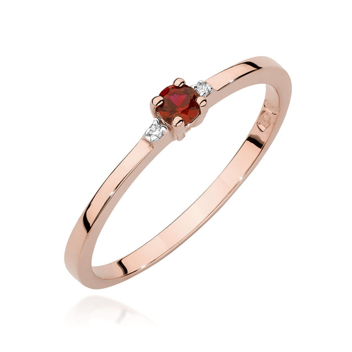 Inel Aur 14K W0464 Rubin 0.15ct