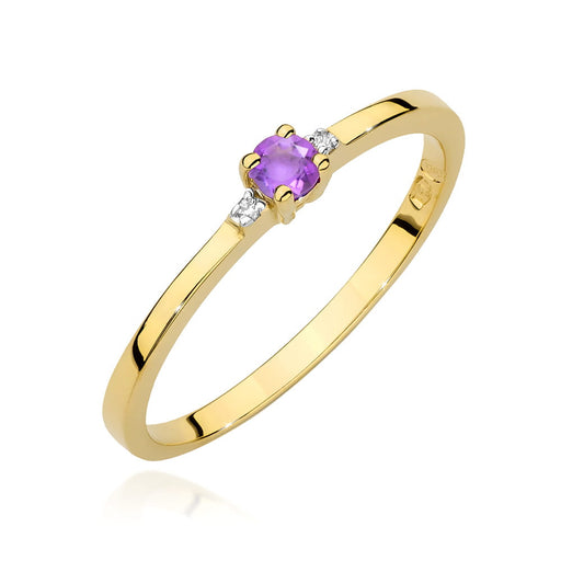 Inel Aur 14K W0464 Ametist 0.10ct