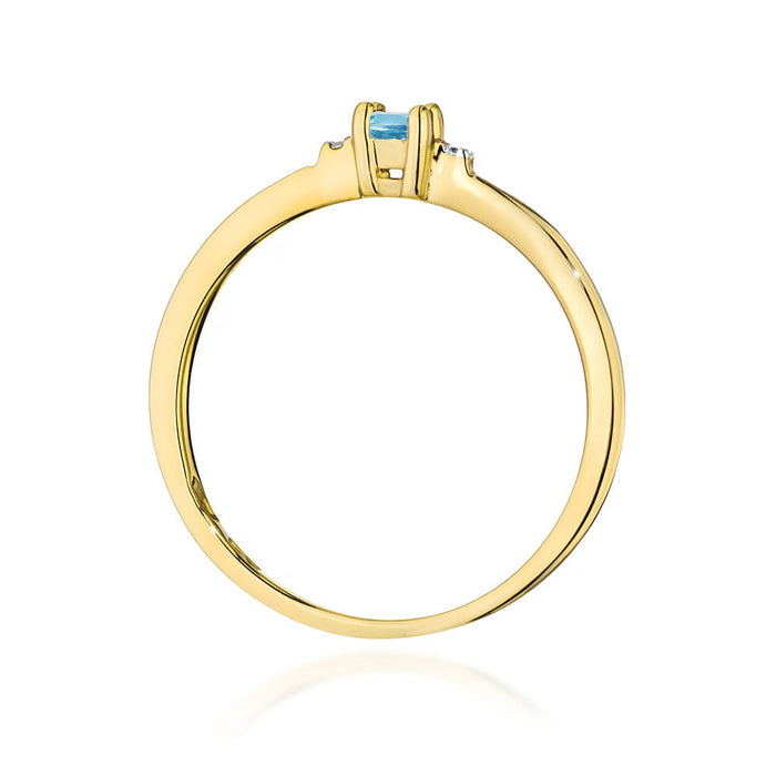 Inel Aur 14K W0464 Rubin 0.15ct