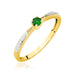 Inel Aur 14K W0465 Smarald 0.15ct
