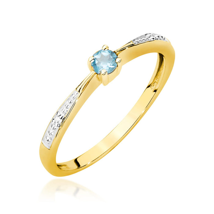 Inel Aur 14K W0465 Topaz 0.15ct