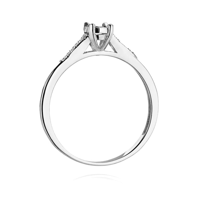 Inel Aur 14K W0466 Diamant 0.08ct