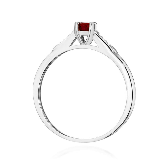 Inel Aur 14K W0466 Rubin 0.30ct