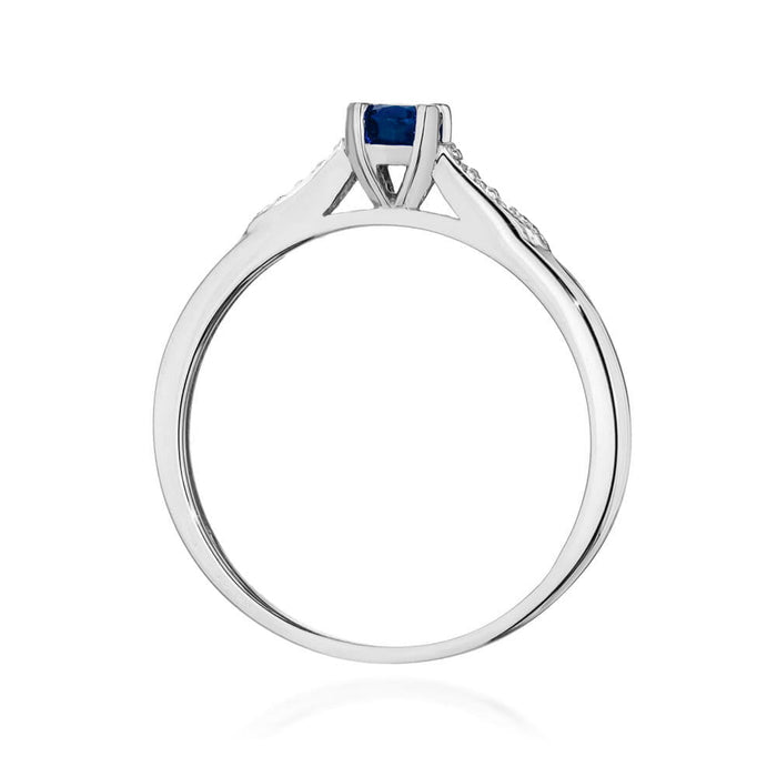 Inel Aur 14K W0466 Safir 0.30ct