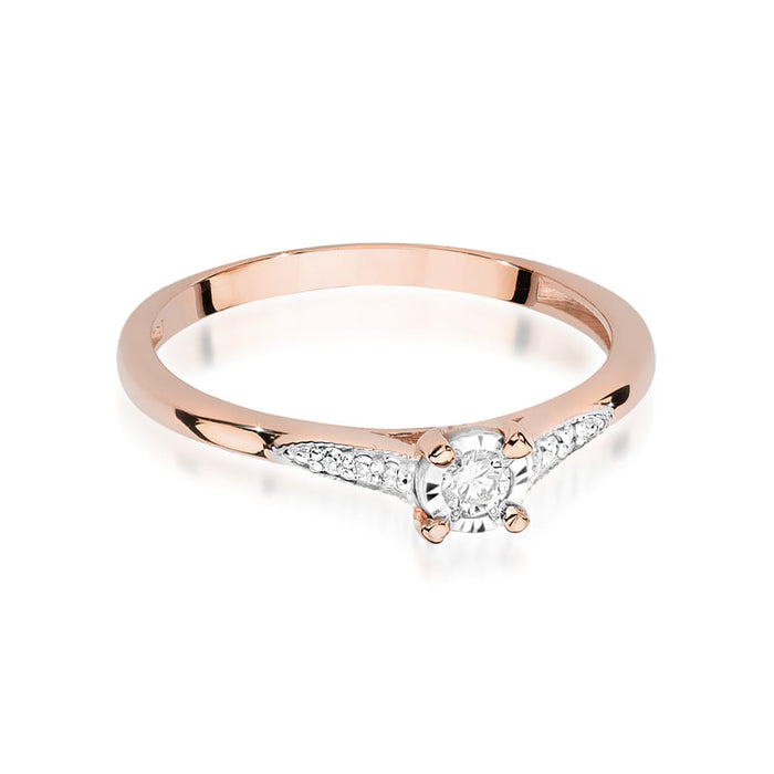 Inel Aur 14K W0466 Diamant 0.08ct