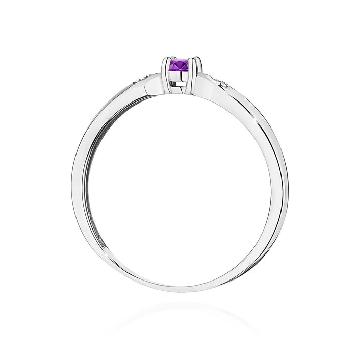 Inel Aur 14K W0469 Ametist 0.10ct