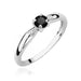 Inel Aur 14K W0469 Diamant Negru 0.12ct