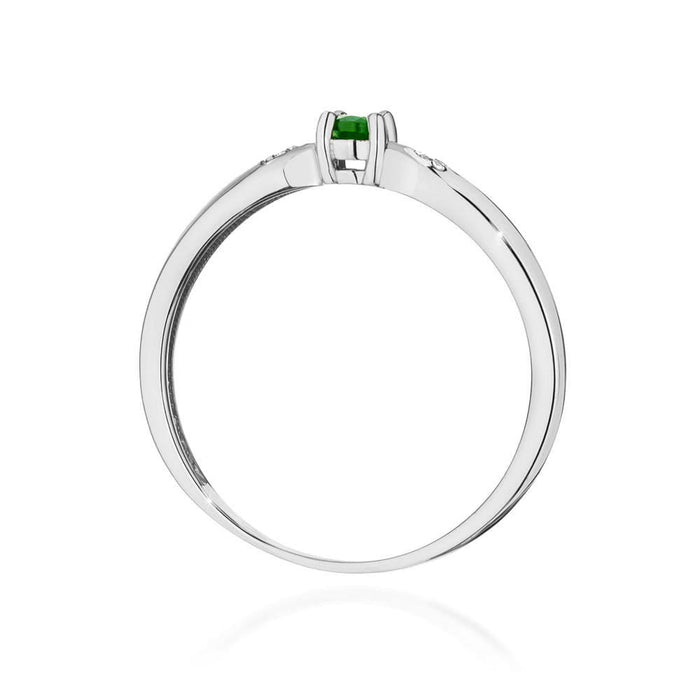 Inel Aur 14K W0469 Smarald 0.15ct