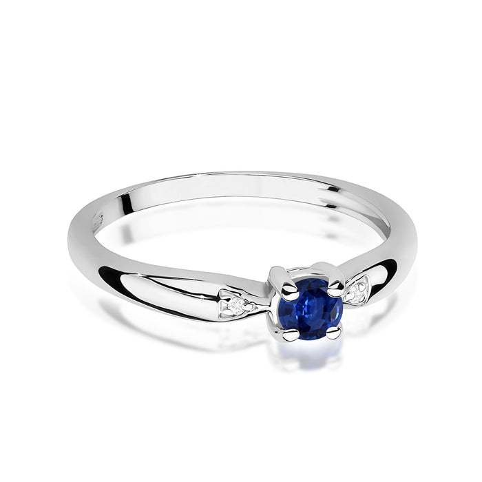 Inel Aur 14K W0469 Safir 0.15ct