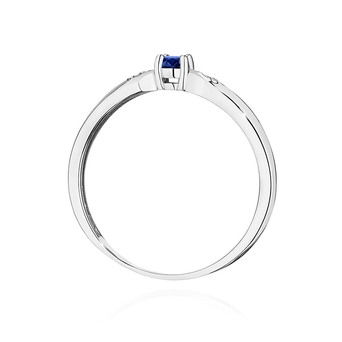 Inel Aur 14K W0469 Safir 0.15ct