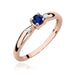Inel Aur 14K W0469 Safir 0.15ct