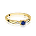 Inel Aur 14K W0469 Safir 0.15ct