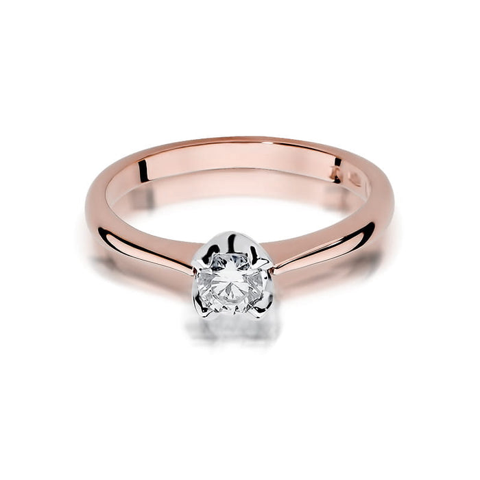 Inel Aur 14k cu Diamant Natural 0.30 ct