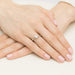 Inel Aur 14K W0482 Diamant Cultivat 0.40ct